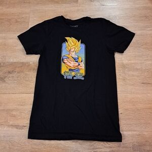 Dragon Ball Z Black Anime  Short-sleeve T-Shirt Men's Size Small